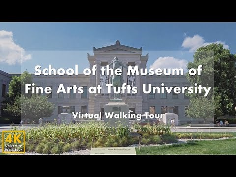 School of the Museum of Fine Arts at Tufts University - Virtual Walking Tour [4k 60fps]