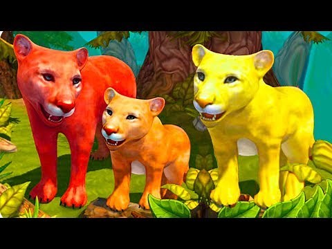 СИМУЛЯТОР ДИКОЙ КОШКИ #11 Сим Семьи ПУМЫ #ПУРУМЧАТА