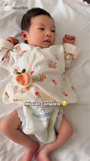 Baby’s Ultimate Mission #cutebaby #poop #happy