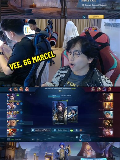 VEE, GG MARCEL #MLBBMarcel #MLBBS40 #MLBBNEWHERO #mlbbcreatorbase #creatorsearchinsights @MLBB Creator Base