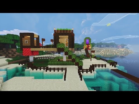 casa tropical cheia de estilo! 🌴 Minecraft