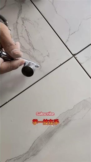 DIY Ceramic Tile Patch Repair at Home #youtubeshorts