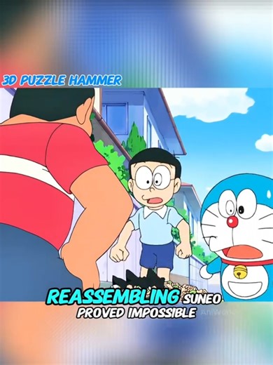 5.2K views · 18 reactions | A hammer that can shred any object into puzzle pieces. #anime #animerecap #doraemon | Genius Animation | Facebook