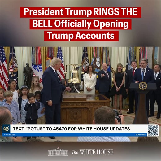 I’m committed to ensuring every foster child in Nevada is set up with a Trump Account. This is a bold step forward in helping America’s children secure a brighter financial future and build good saving habits, and I encourage Nevadans to take advantage of these accounts.