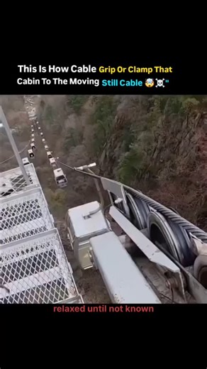 Science Explained | Facts on Instagram: "A cable grip cabin, often called a cable car cabin, is an enclosed passenger compartment attached to a moving cable system. It is used in aerial ropeways for transportation over mountains, rivers, or urban areas. The cabin is supported and pulled by a continuously moving steel cable powered by a motor at a station. Cable grip cabins provide safe, efficient travel with panoramic views and are commonly found at ski resorts, tourist attractions, and public t