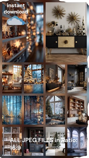 20 X FESTIVE CHRISTMAS BACKGROUND for Virtual Zoom Teams Meeting - Etsy