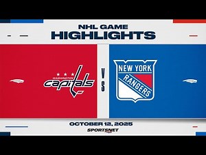 NHL Highlights | Capitals vs. Rangers - October 12, 2025