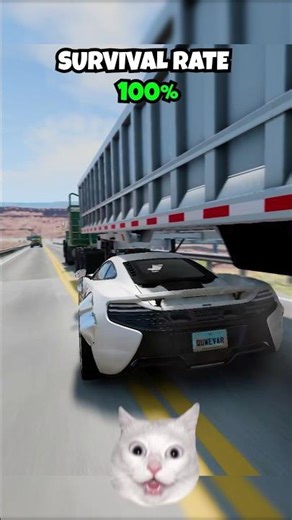 Chance of survival with different cars 🚗 #beamngdrive #beamngcrash #viralvideo #shortsfeed