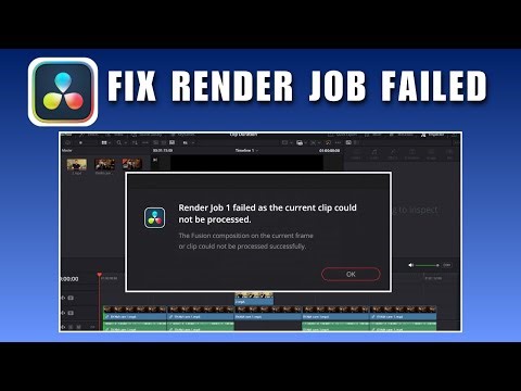 How to Fix Render Job Has Failed in Davinci Resolve 2026 - Quick Guide