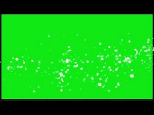 Green background screen - light, shooting star, shining - animation