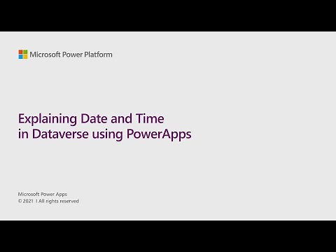 Explaining Date and Time in Dataverse using PowerApps