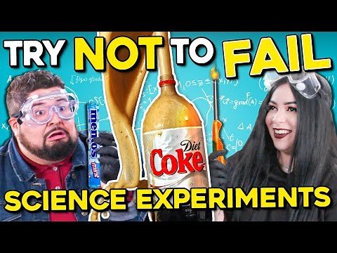 Try Not To Fail Challenge: 5 Amazing Science Experiments