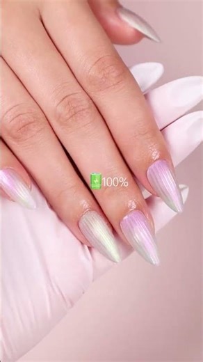 From 0% to 100% 🔋 nail energy 💅⚡#Saviland #Nails #DIYNails #OneStepGel #spotlightday