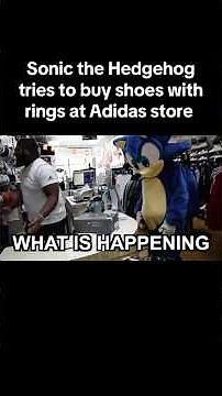The cashier’s reaction was everything 💀#sonic4 #sonic #sonicthehedgehog