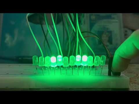 ECE 36 | HW #2 LED LIGHT CHASER EFFECT USING ARDUINO