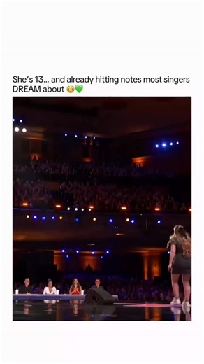 SPOKENWORDS on Instagram: "@spokenexpresion The moment she opened her mouth, the room went SILENT.✨💚 At just 13 years old, Evelyn Errante stepped onto the AGT stage and took on “Defying Gravity”, one of Broadway’s biggest, hardest songs, like she was born for it. Her power, her control, her fearlessness… everything about this performance felt unreal for her age. . Some singers perform the song. She rose with it.❤️ . 👉 Tag someone who needs to hear this kind of young talent. . Via: America’s Go