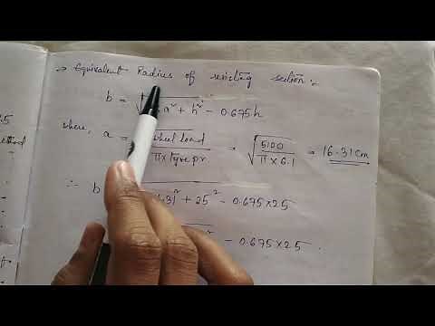 Radius relative stiffness and Equivalent radius of resisting section|| Pavement Engineering