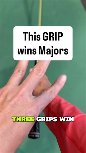 COMMENT TEST for free grip test. Three different grips have won major championships. Top — like Scottie Scheffler. Side — like Tiger Woods. Bottom — like Dustin Johnson. Each one creates a different swing shape. The problem isn’t your swing. It’s copying a grip that doesn’t match you. Find the grip that fits your swing. comment TEST and I’ll send you the free grip test.