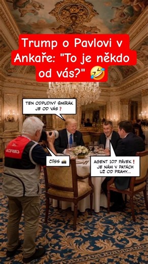Trump o Pavlovi v Ankaře: "To je někdo od vás?" 🤣 #Shorts #vtip