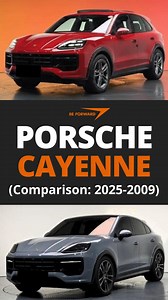 Porsche Cayenne Comparison (2025-2009) . . . #porsche #cayenne #beforward #car #cars #carporn #automotive #autos #auto #cargram #carspotting #carselfie #usedcar #transport #transportation #carsforsale #carlove #usedcar #instacar #automobile #instacars #rides #carstagram | BE FORWARD