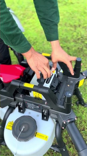 Quick battery swap, farming goes on 🚜🚁Low battery? No problem.”#art #firdaustani #farming