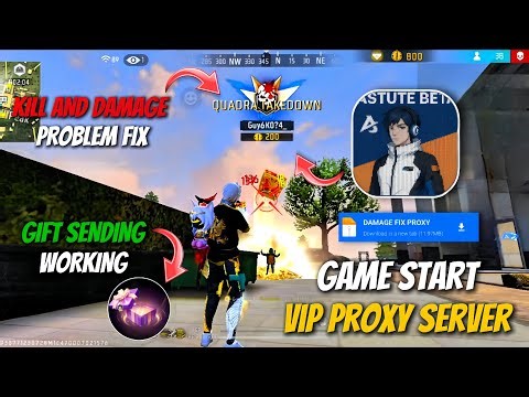 GAME START | GIFT SENDING 🎁 PROXY SERVER 100% WORKING | DAMGE FIX PROXY SERVER HOW TO DOWNLOAD #ff