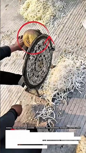 Manual Vegetable Cutting Machine – Traditional Food Processing Technique | Crafted Logic.