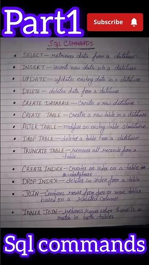 sql commands #sql #sqlcommands #shortsfeed #viralshort #handwrittennotes #ytshortsindia#ytshorts #yt