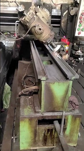 The process of rail repair on a lathe- Good tools and machinery make work easy