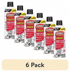 (6 pack) Gumout Jet Spray Carburetor, Choke, and Parts Cleaner - 14 oz