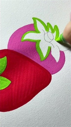Coloring a Strawberry | Fun Strawberry Coloring for Kids