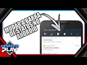 Como personalizar por completo a barra de status do Celular