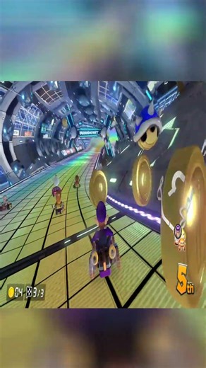 Blue shell photo finish #mariokart8deluxe #nintendoswitch #gaming #mk8dx