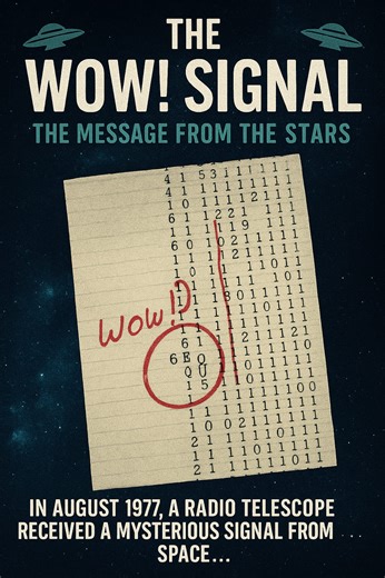  THE WOW! SIGNAL – THE MESSAGE FROM THE STARS  In August 1977, a...