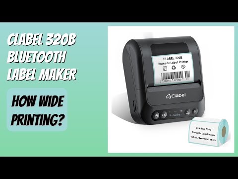 REVIEW (2026): CLABEL 320B Bluetooth Label Maker. Features