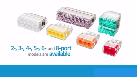 IDEAL 2-Port In-Sure Push-In Wire Connector, Red (300-Jar) 30-1032J