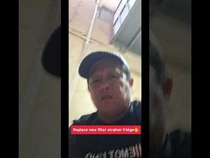 Repair freezer install new filter strainer.#youtube #shortvideo #hvac