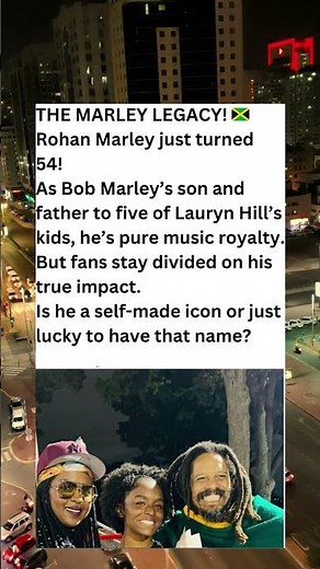 Rohan Marley Turns 54: Exploring the Legacy of Bob Marley’s Son and Lauryn Hill’s Family 🇯🇲✨