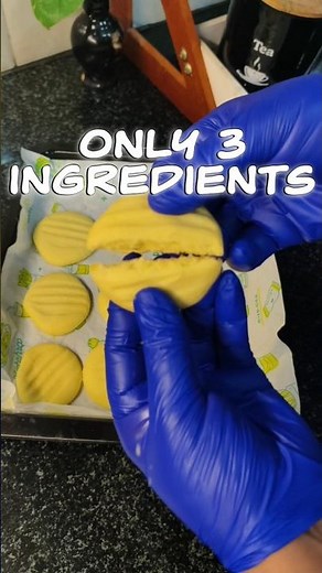🍪 3-Ingredient Butter Cookies 🧈#youtubeshorts #shortvideo