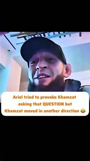 When Khamzat Chimaev Headbutt the Camera 😂 #mma