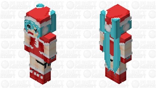 Hatsune Miku [初音 ミク] (🎄Christmas🎄) Minecraft Skin
