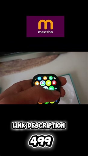 "Budget mein Apple Watch jaise features? 😱"#SmartWatch #UltraWatch #MeeshoHaul #MeeshoFinds