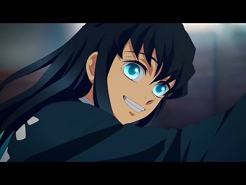 Muichiro smiles after seeing Tanjiro 💙 || 4k