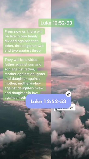 Understanding Luke 12:52-53 Bible Verse