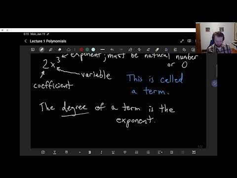 Business Calc Lecture 1 - Polynomials