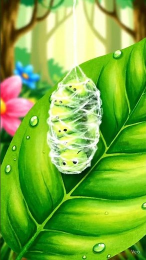 Amazing Insect Metamorphosis! 🌈🐛➡️🦋 | Short Cartoon for Kids