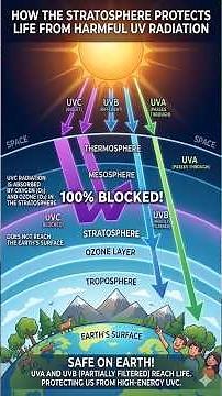 How Earth Survives Deadly UV Rays | Ozone Layer & Chapman Cycle Explained ☀️🌍
