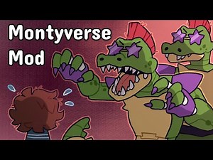 Security Breach, but a Monty spawns every 15 seconds