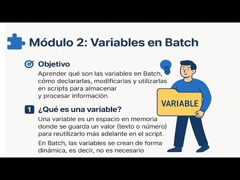 Module 2: Variables in Batch