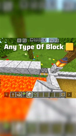 #Automatic bridge 🌉 in Minecraft. 🤯😱#mctutorial #minecraft